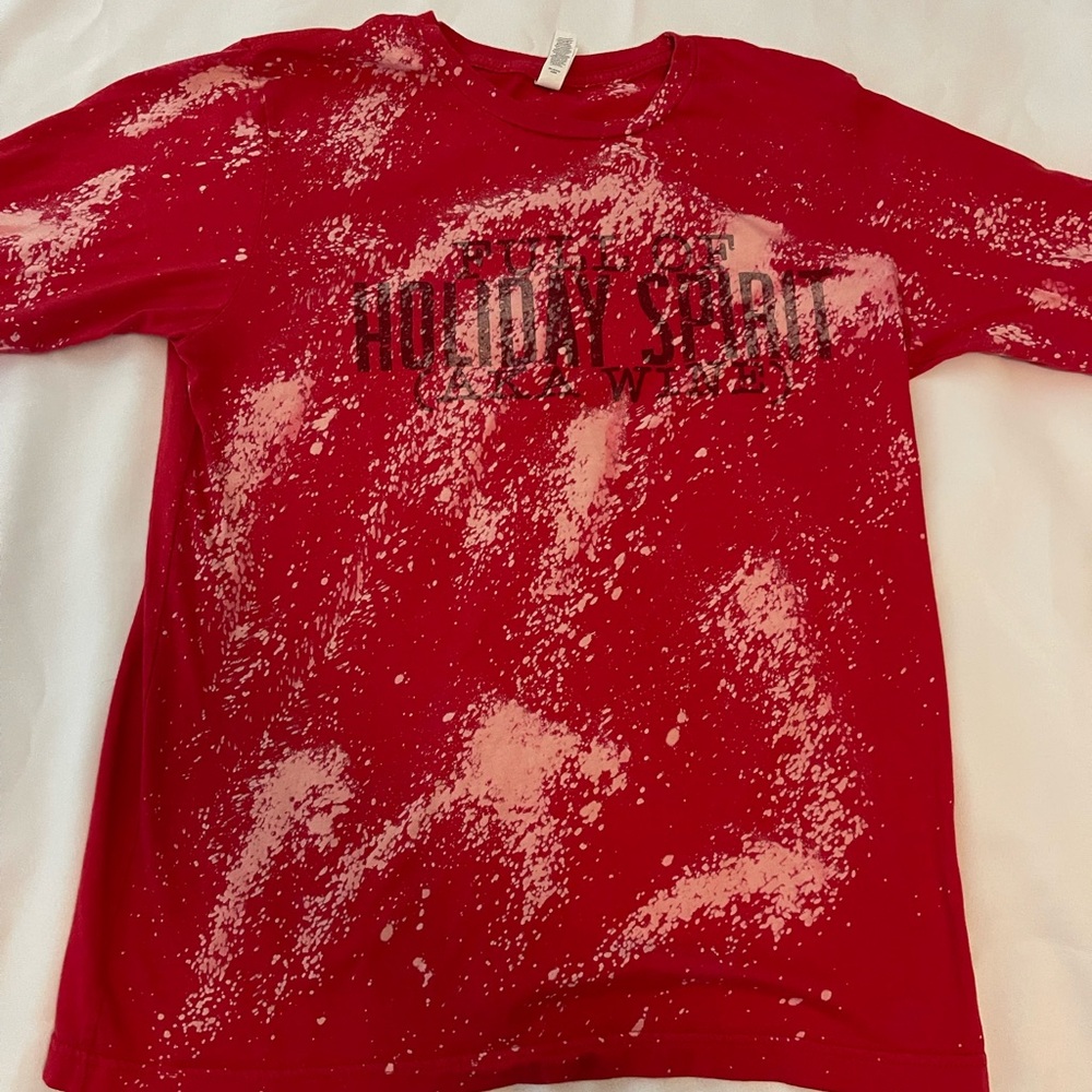 Longsleeve holiday T-shirt, size large